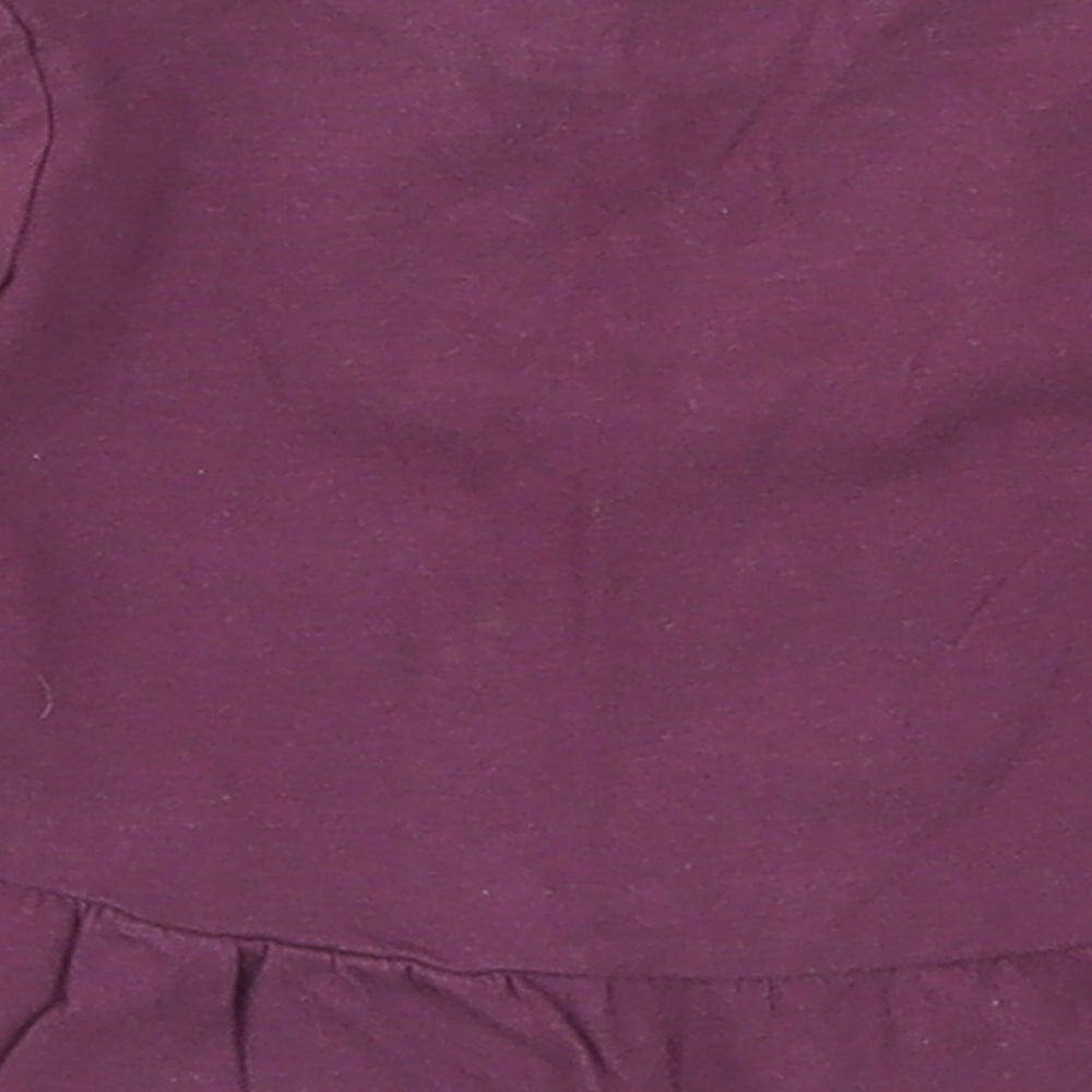 TU Girls Purple   Basic T-Shirt Size 0-3 Months