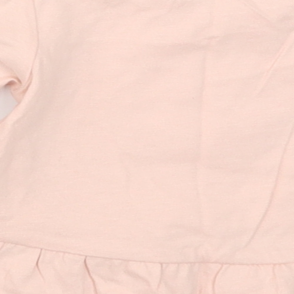 TU Girls Pink   Basic T-Shirt Size 0-3 Months