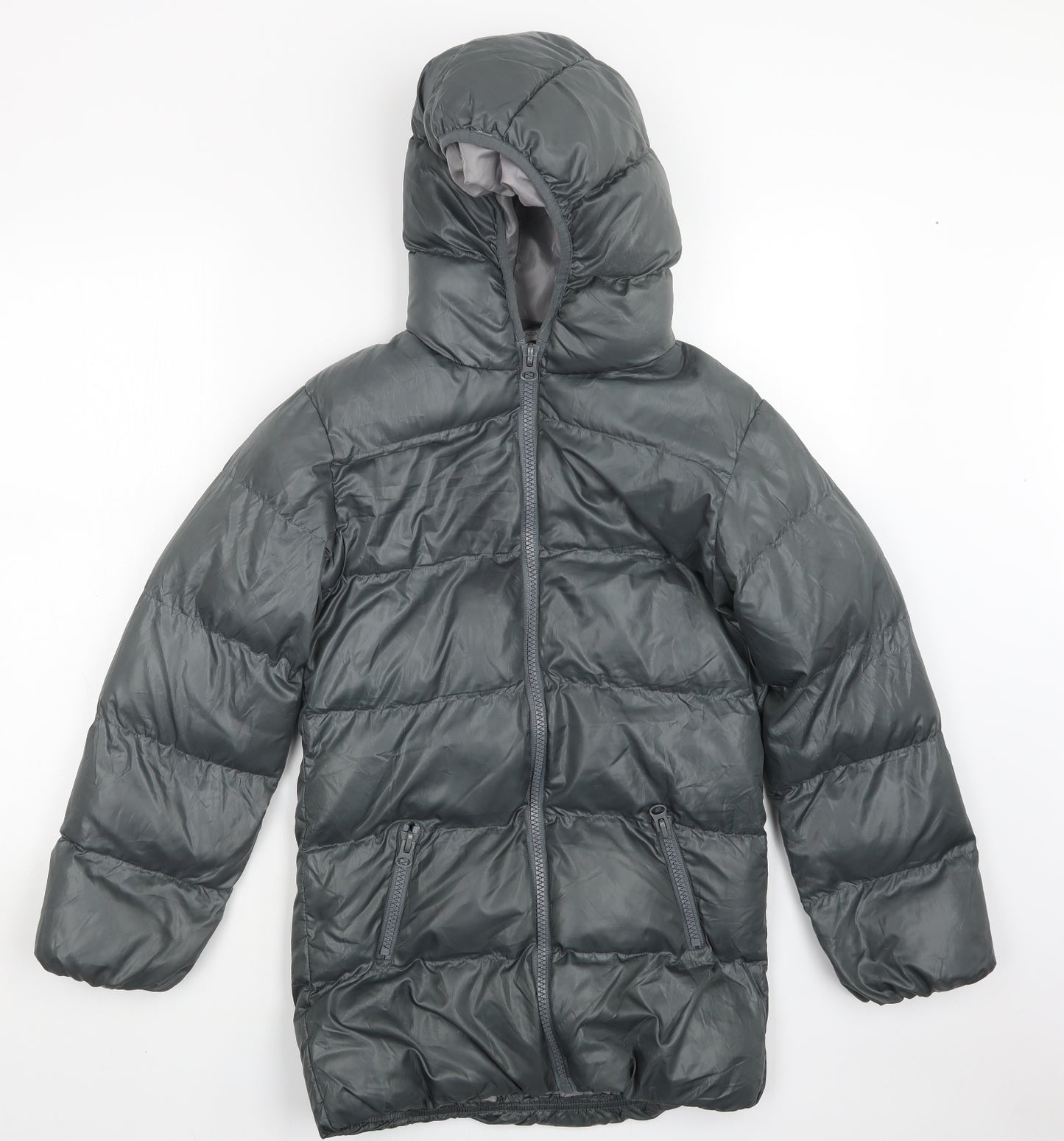 Ragazza Womens Grey   Puffer Jacket Coat Size L