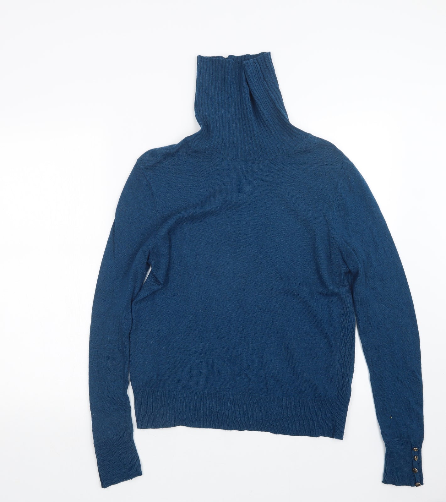 Jacques Vert Womens Blue  Knit Pullover Jumper Size M