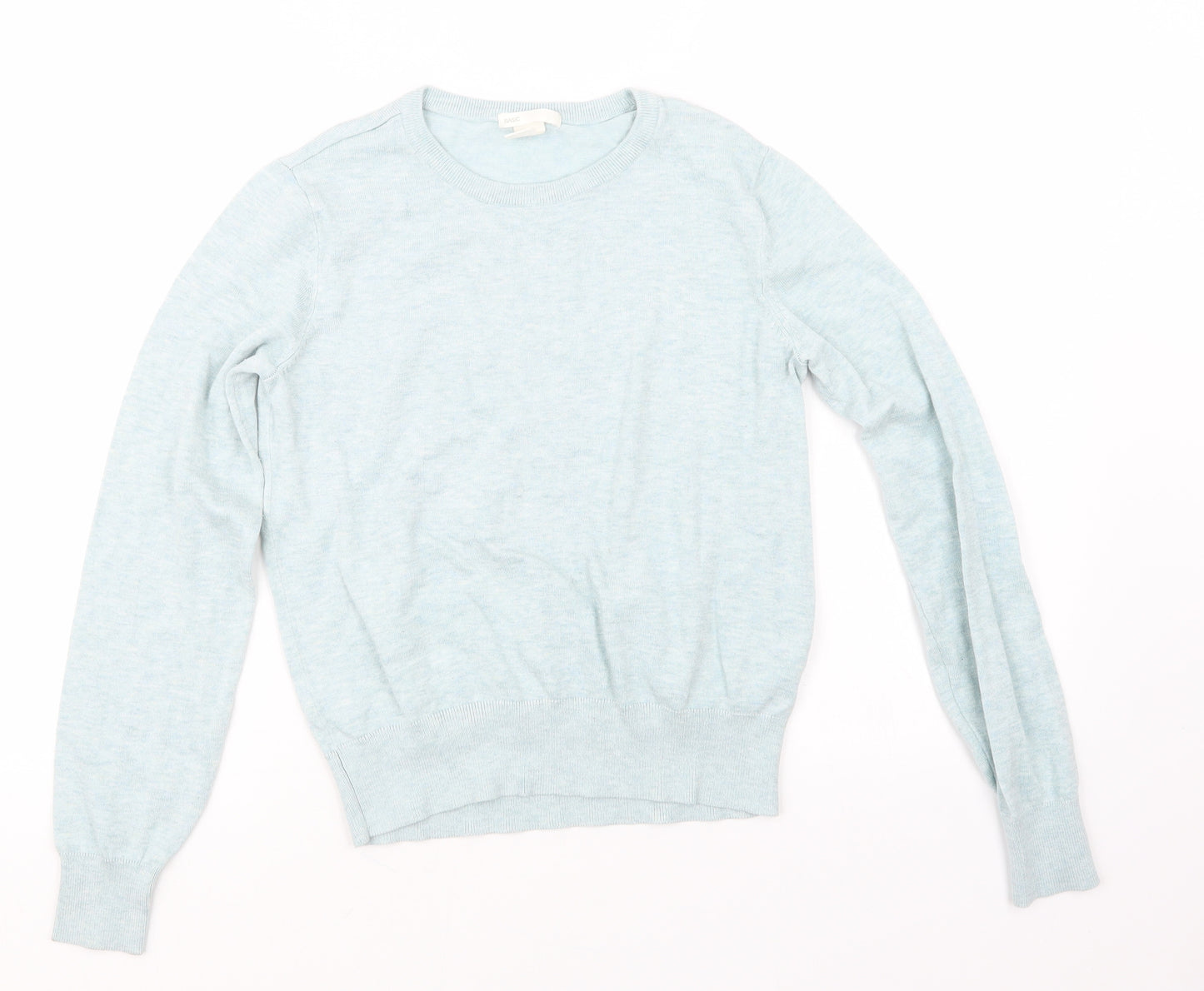 H&M Womens Blue  Knit Pullover Jumper Size S