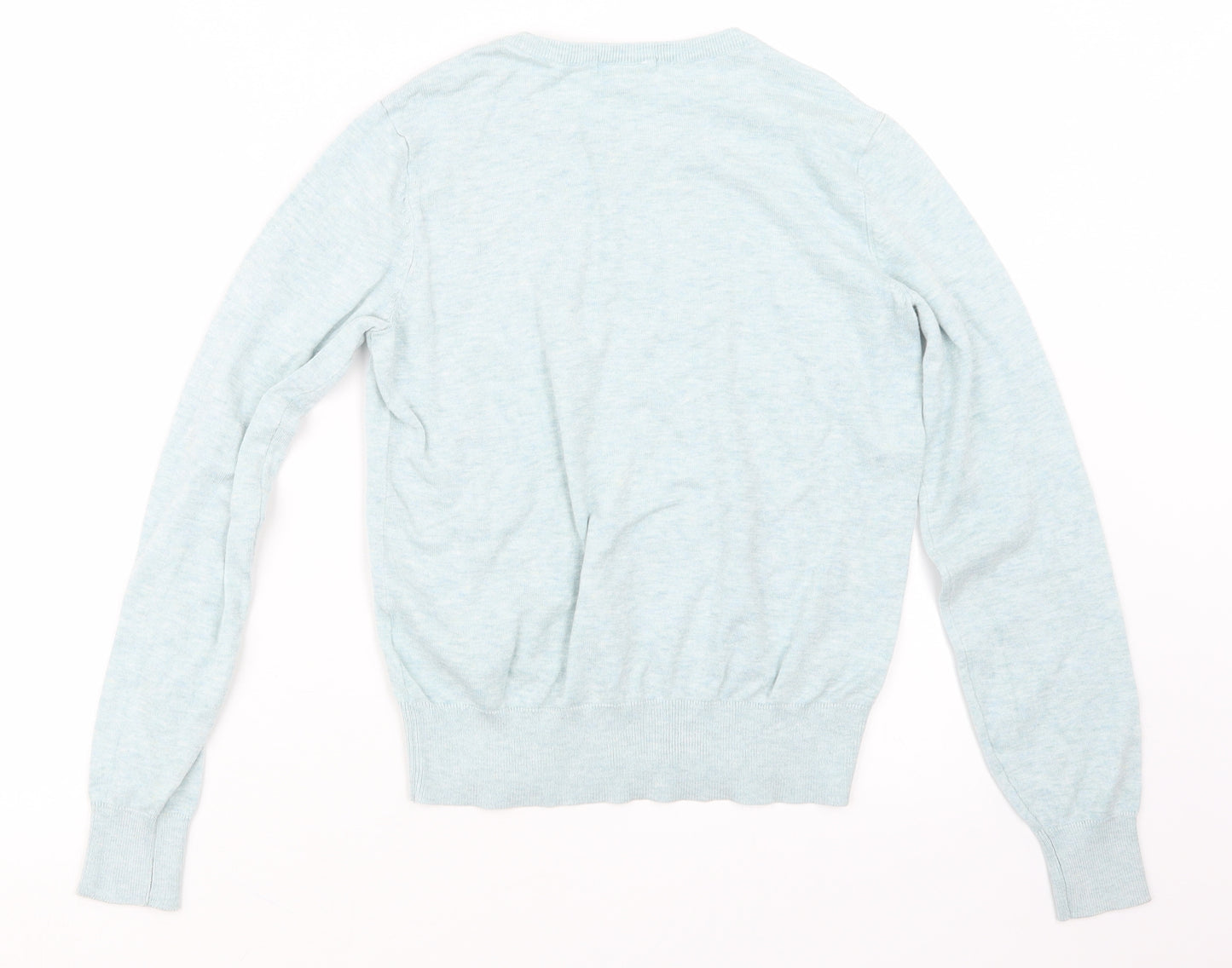 H&M Womens Blue  Knit Pullover Jumper Size S