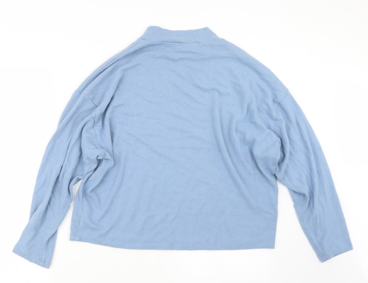 H&M Womens Blue  Knit Pullover Jumper Size S