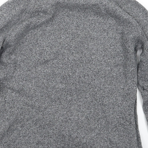 Raging Bull Boys Grey  Knit Pullover Jumper Size 12 Years