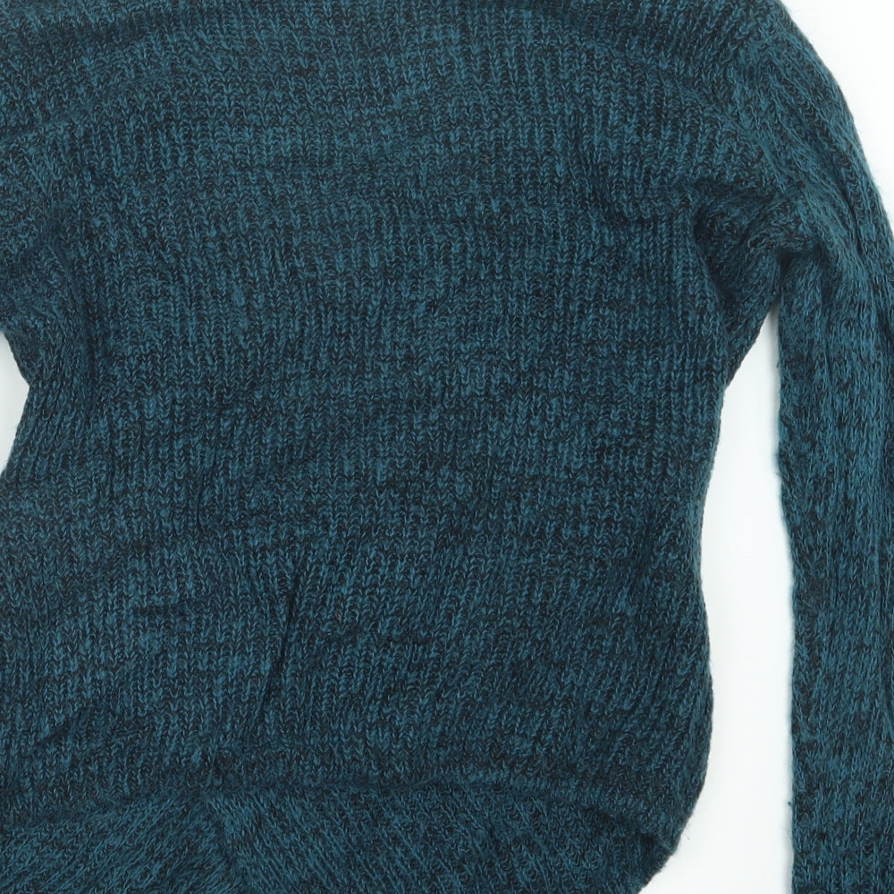 TU Womens Blue  Knit Pullover Jumper Size 12
