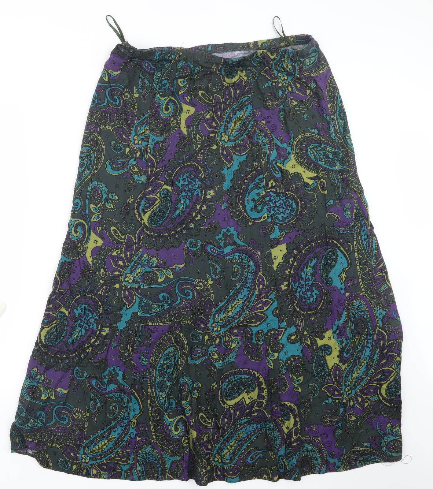 Marks and Spencer Womens Blue Geometric  Maxi Skirt Size 14