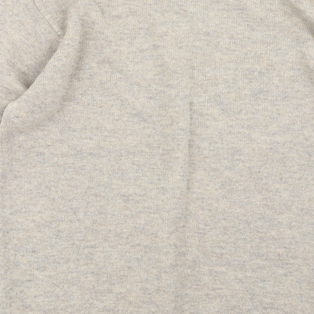 EWM Mens Beige  Knit Pullover Jumper Size M