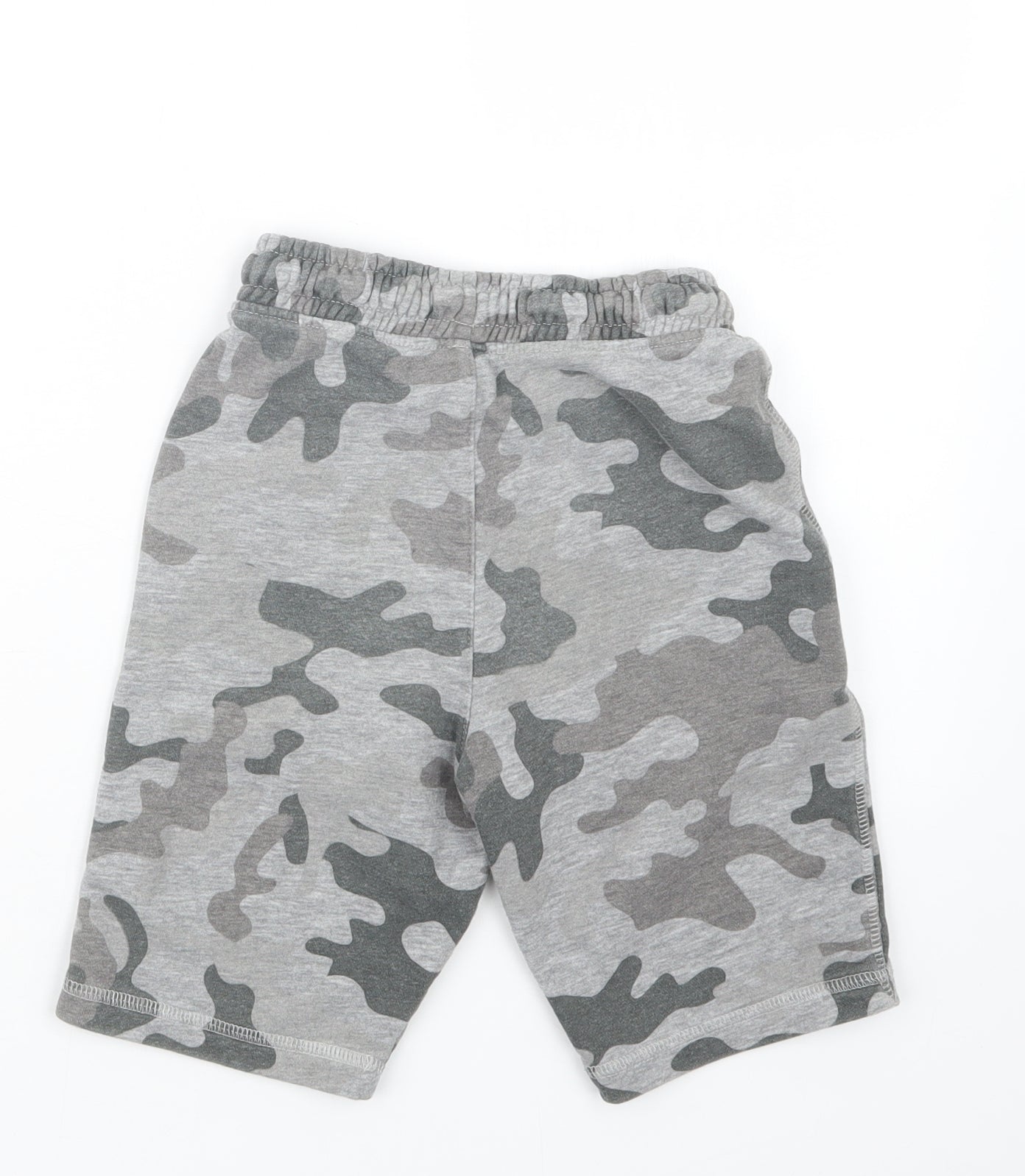 TU Boys Grey Camouflage  Sweat Shorts Size 8 Years