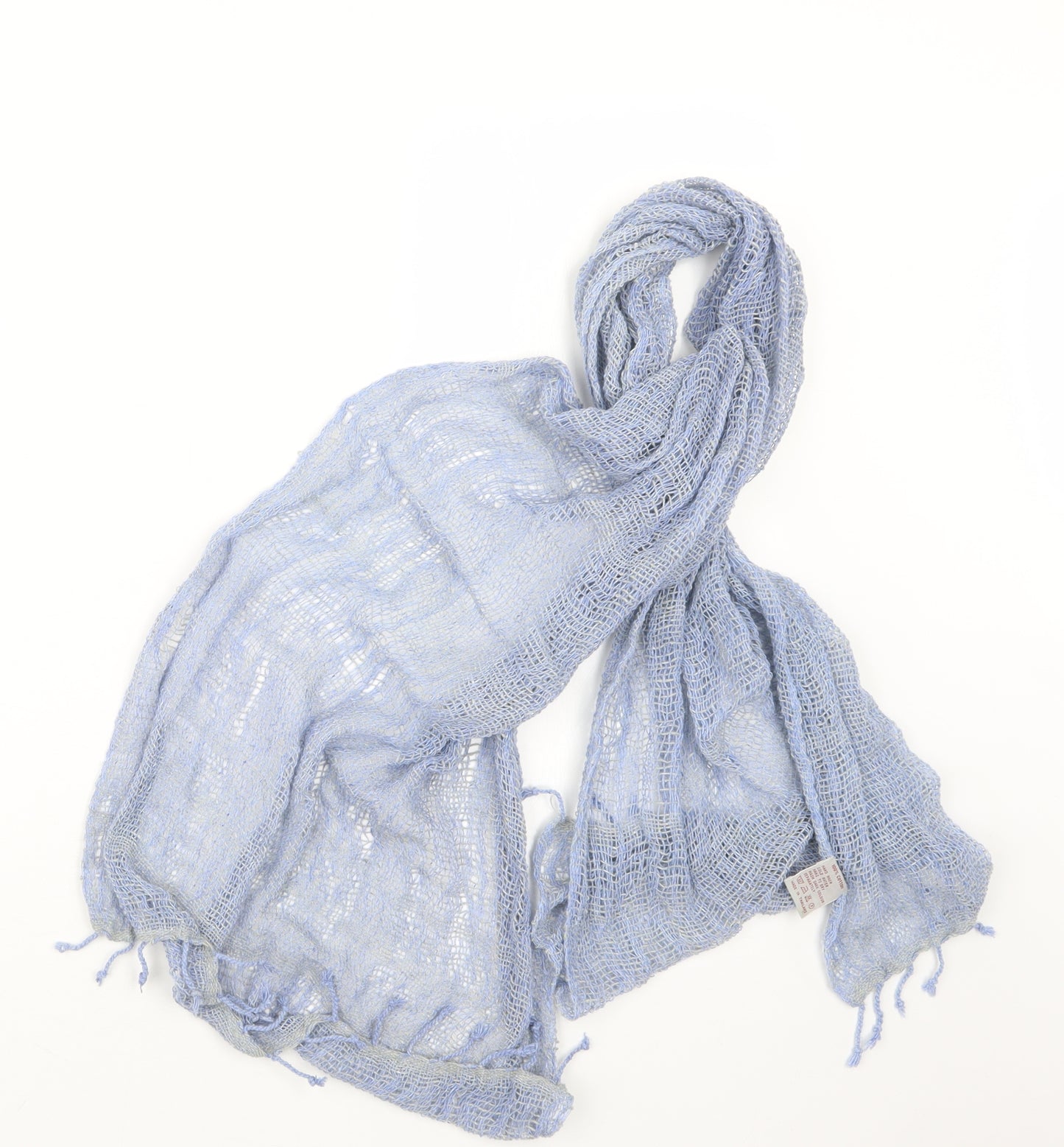 Preworn Womens Blue  Knit  Scarf