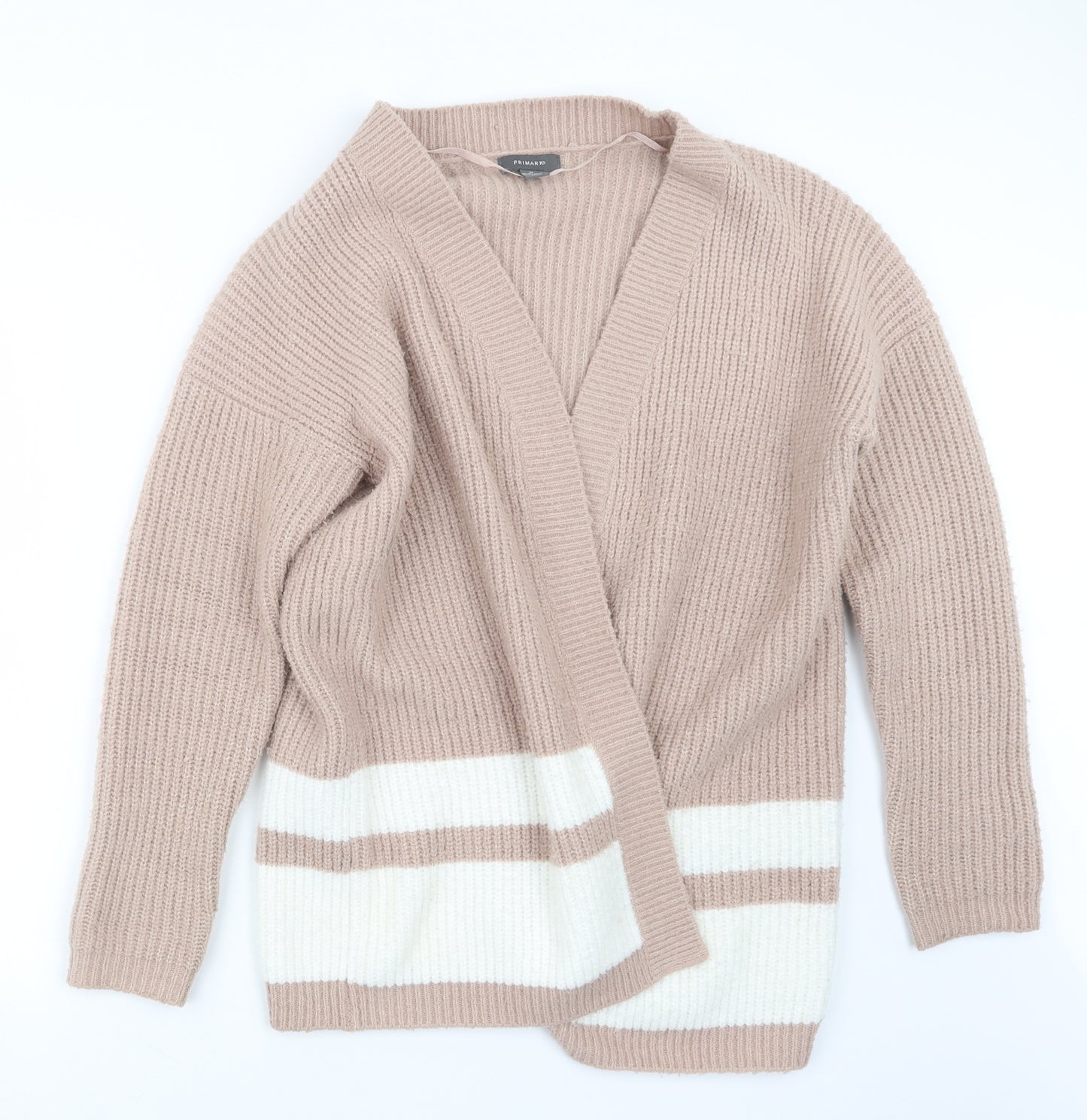 Primark Womens Pink  Knit Cardigan Jumper Size 10