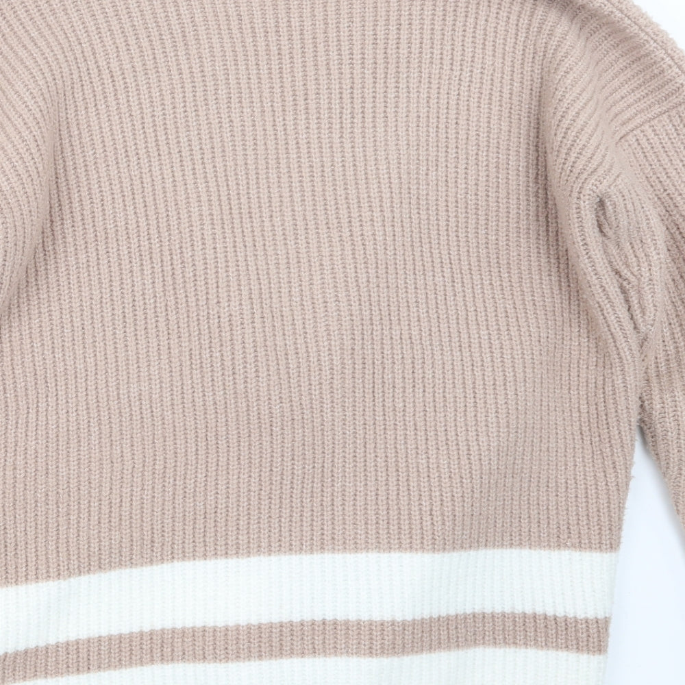 Primark Womens Pink  Knit Cardigan Jumper Size 10