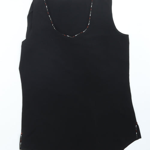 Michele Hope Womens Black   Basic Tank Size 14