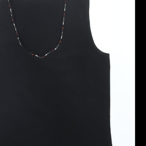 Michele Hope Womens Black   Basic Tank Size 14