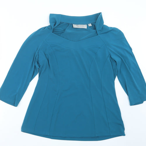 Simontons Says Womens Blue   Basic Blouse Size M