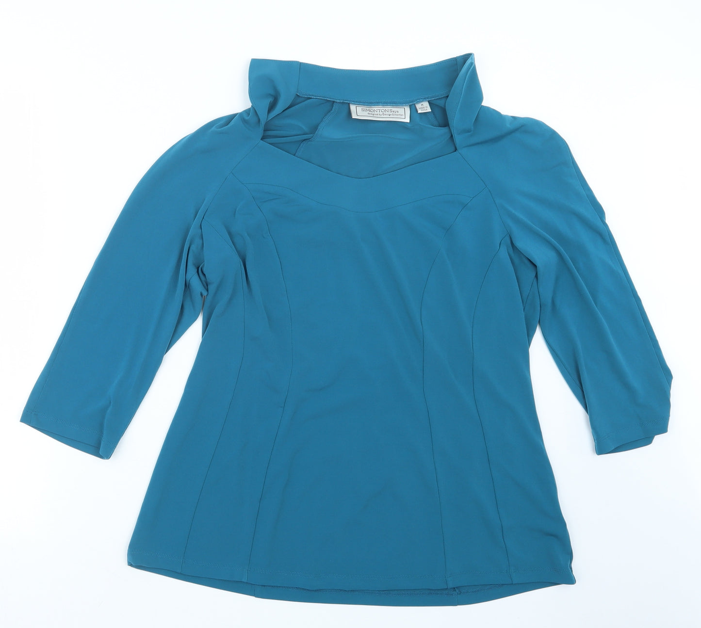 Simontons Says Womens Blue   Basic Blouse Size M