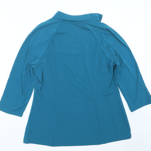 Simontons Says Womens Blue   Basic Blouse Size M