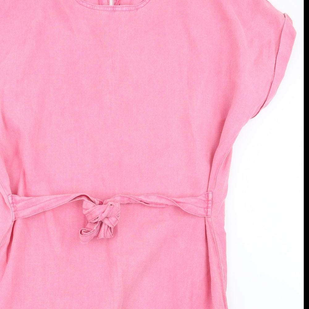 NEXT Womens Pink   T-Shirt Dress  Size 16