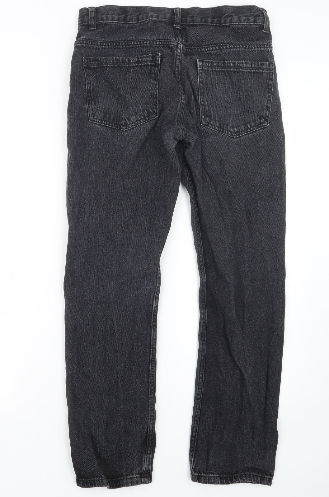 Denim Co. Mens Black  Denim Straight Jeans Size 30 in L28 in