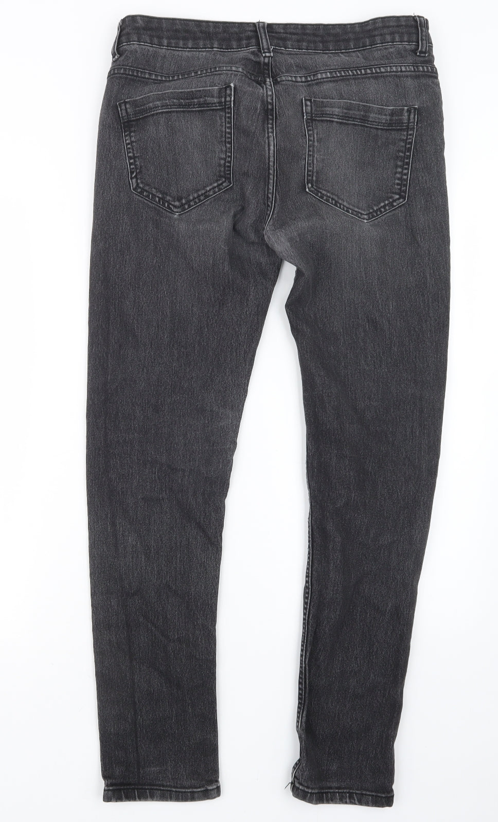 Denim Co. Mens Black  Denim Skinny Jeans Size 32 in L29 in