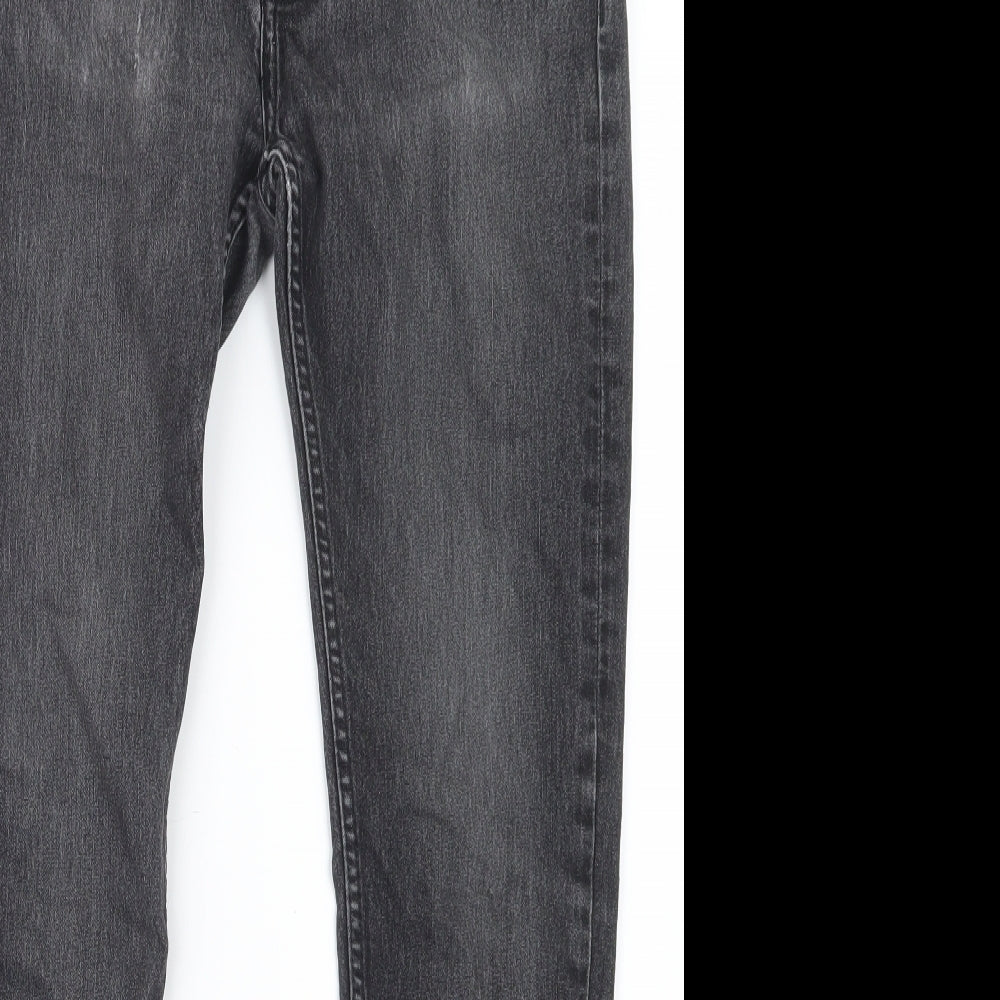 Denim Co. Mens Black  Denim Skinny Jeans Size 32 in L29 in