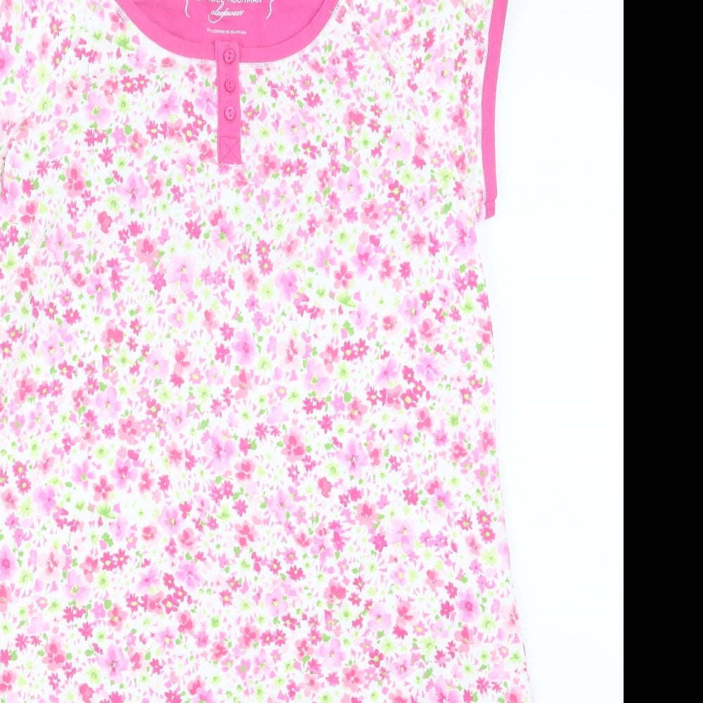 Carole Hochman Womens Pink Floral  Top One Piece Size M