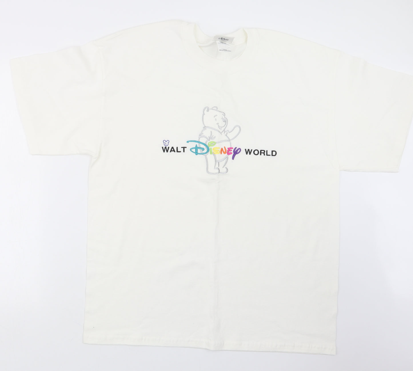 Walt Disney World Mens White    T-Shirt Size L  - Disney
