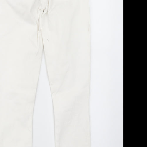 Gap Womens White  Denim Skinny Jeans Size 27 in L26 in