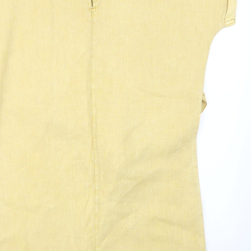 NEXT Womens Yellow   T-Shirt Dress  Size 16