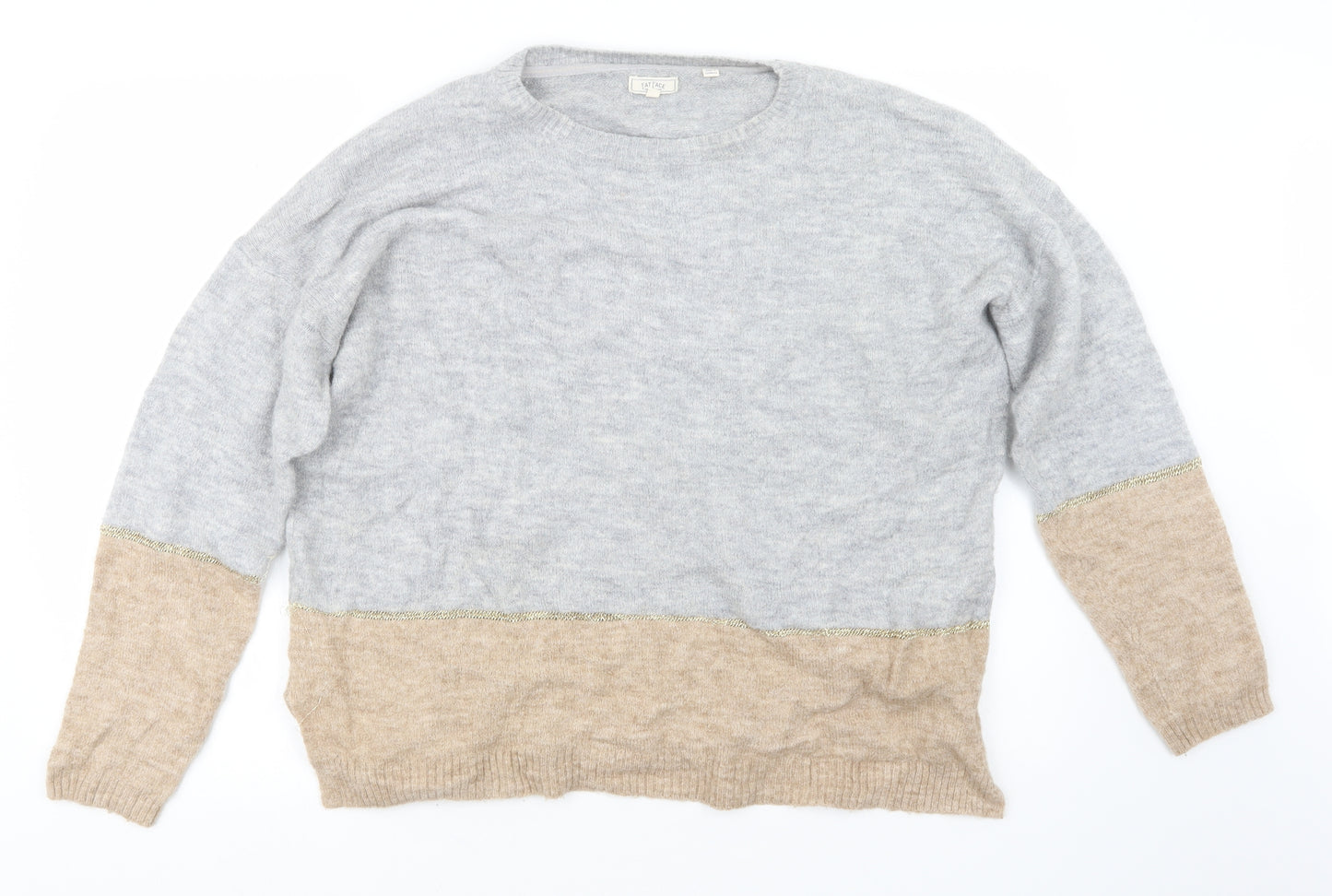 Fat Face Womens Grey  Knit Pullover Jumper Size 20