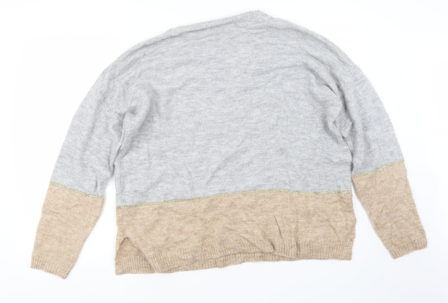 Fat Face Womens Grey  Knit Pullover Jumper Size 20