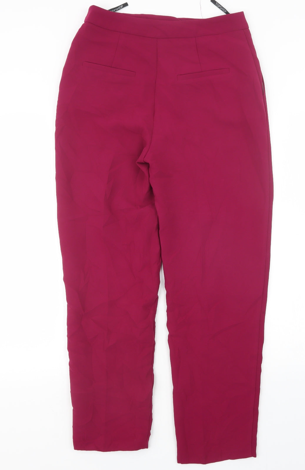 Topshop Womens Purple   Trousers  Size 10 L27 in
