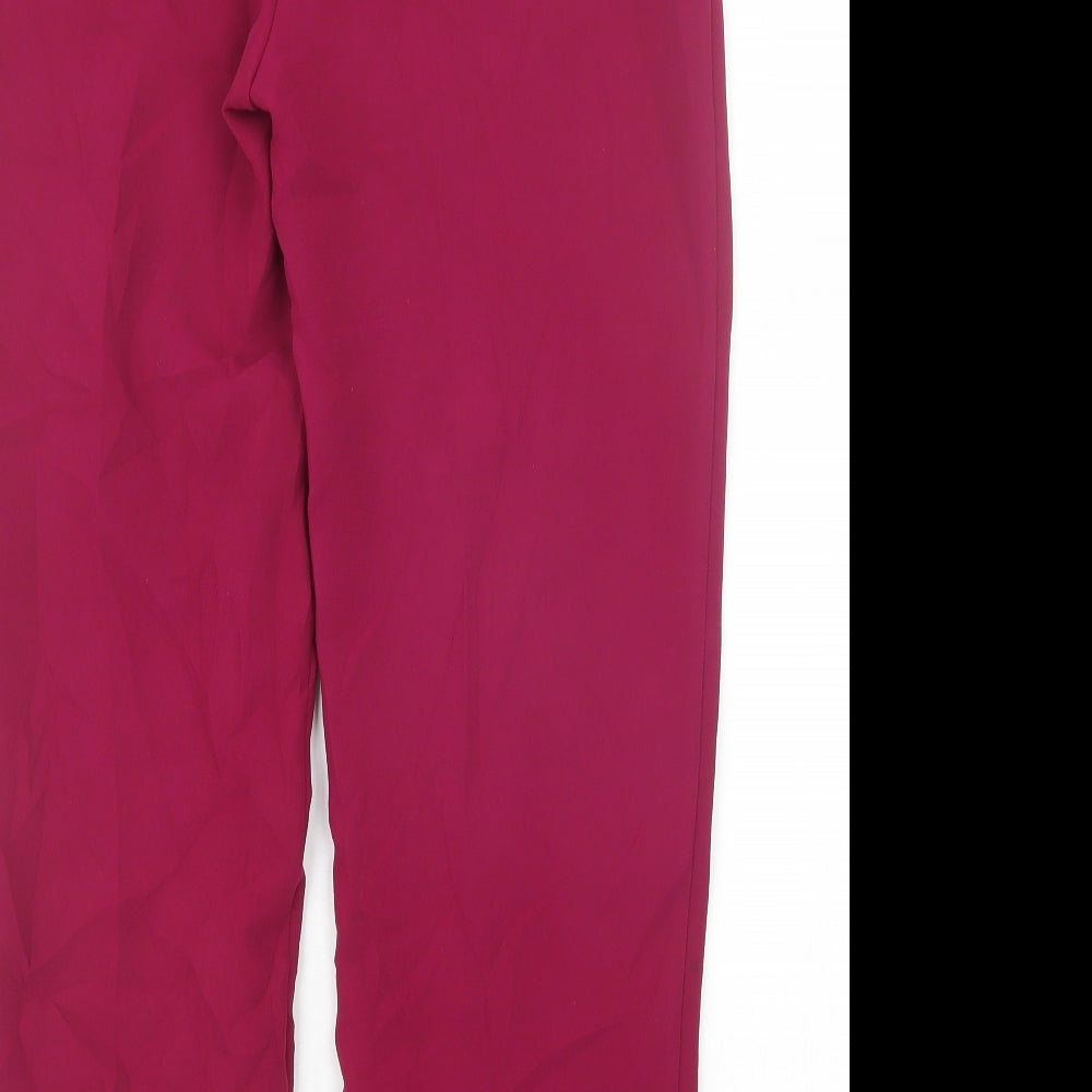 Topshop Womens Purple   Trousers  Size 10 L27 in
