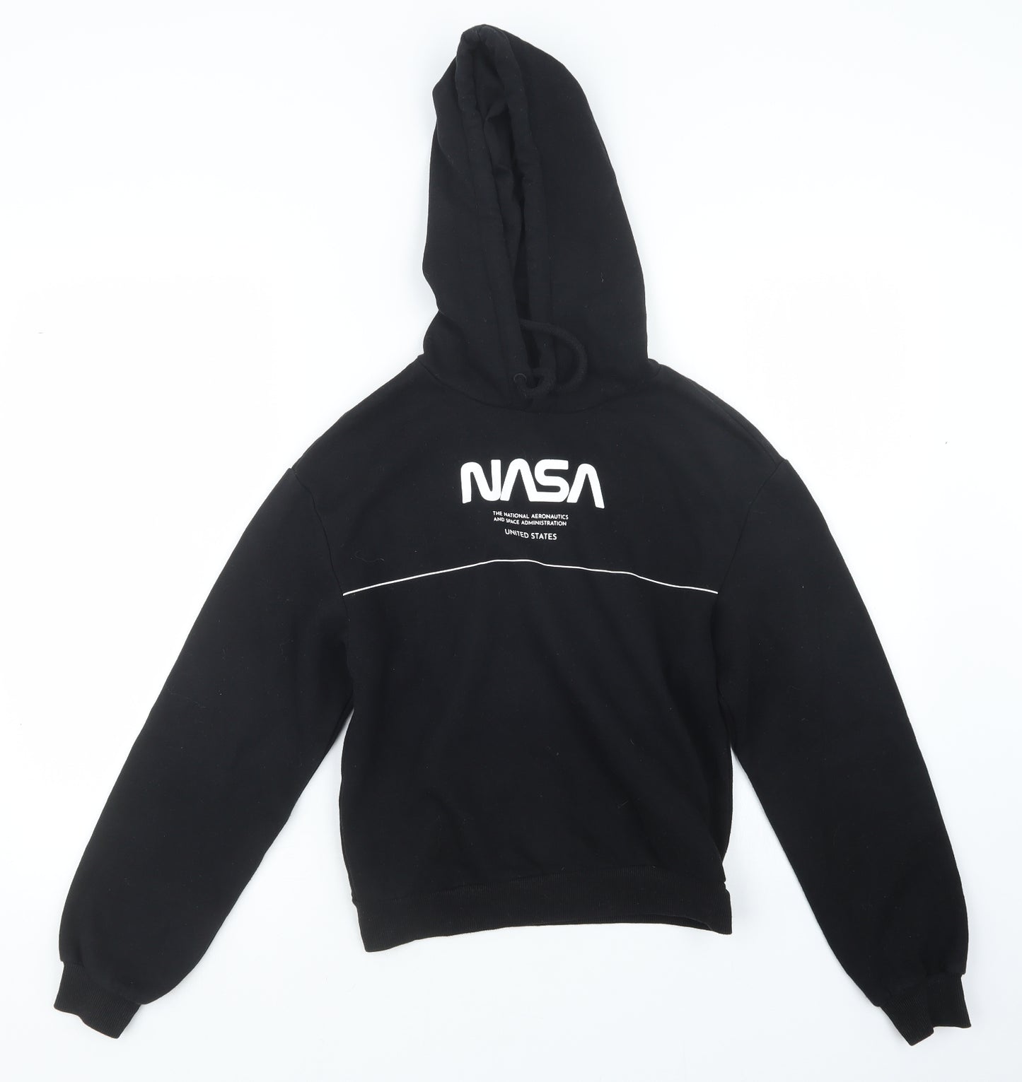 Divided by H&M Womens Black   Pullover Hoodie Size XS  - NASA