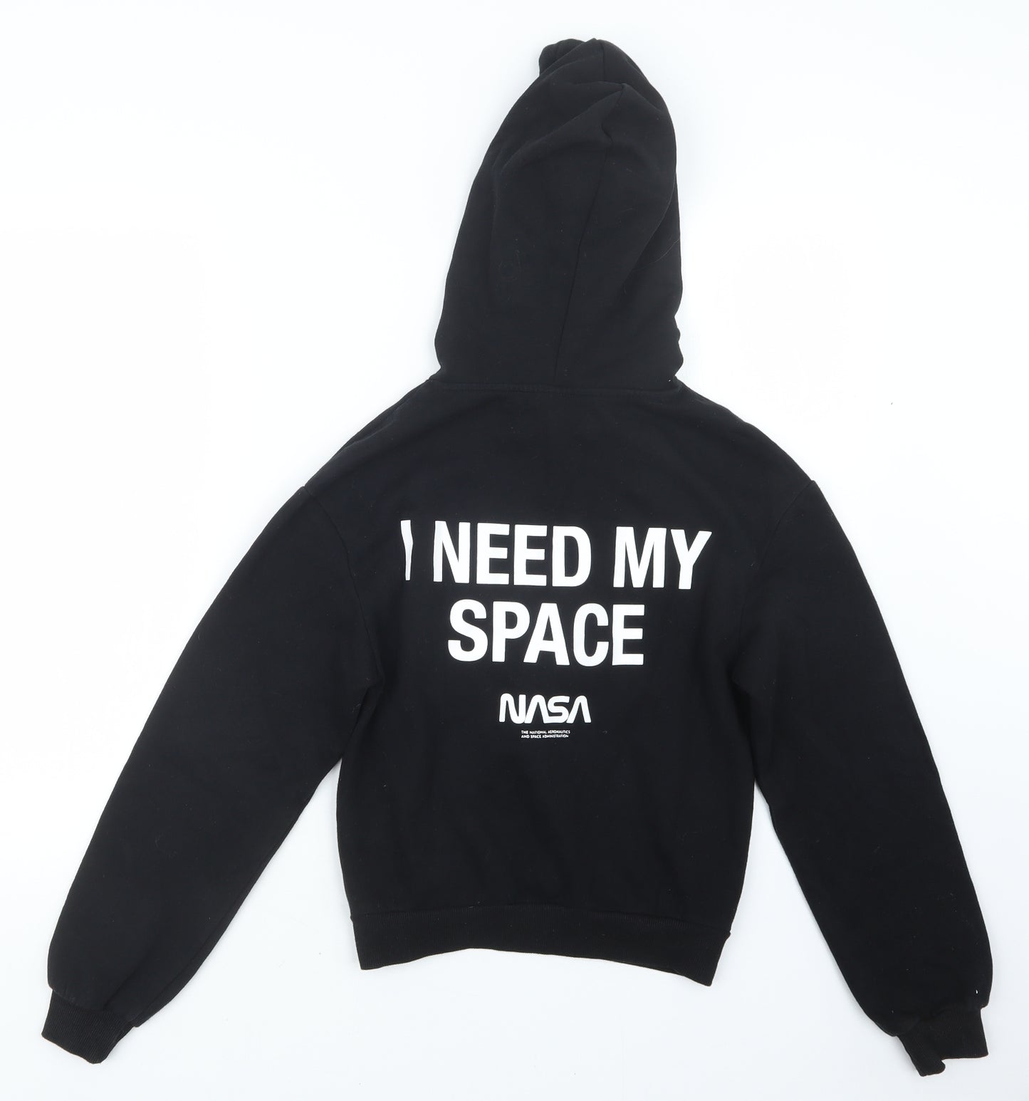 Divided by H&M Womens Black   Pullover Hoodie Size XS  - NASA