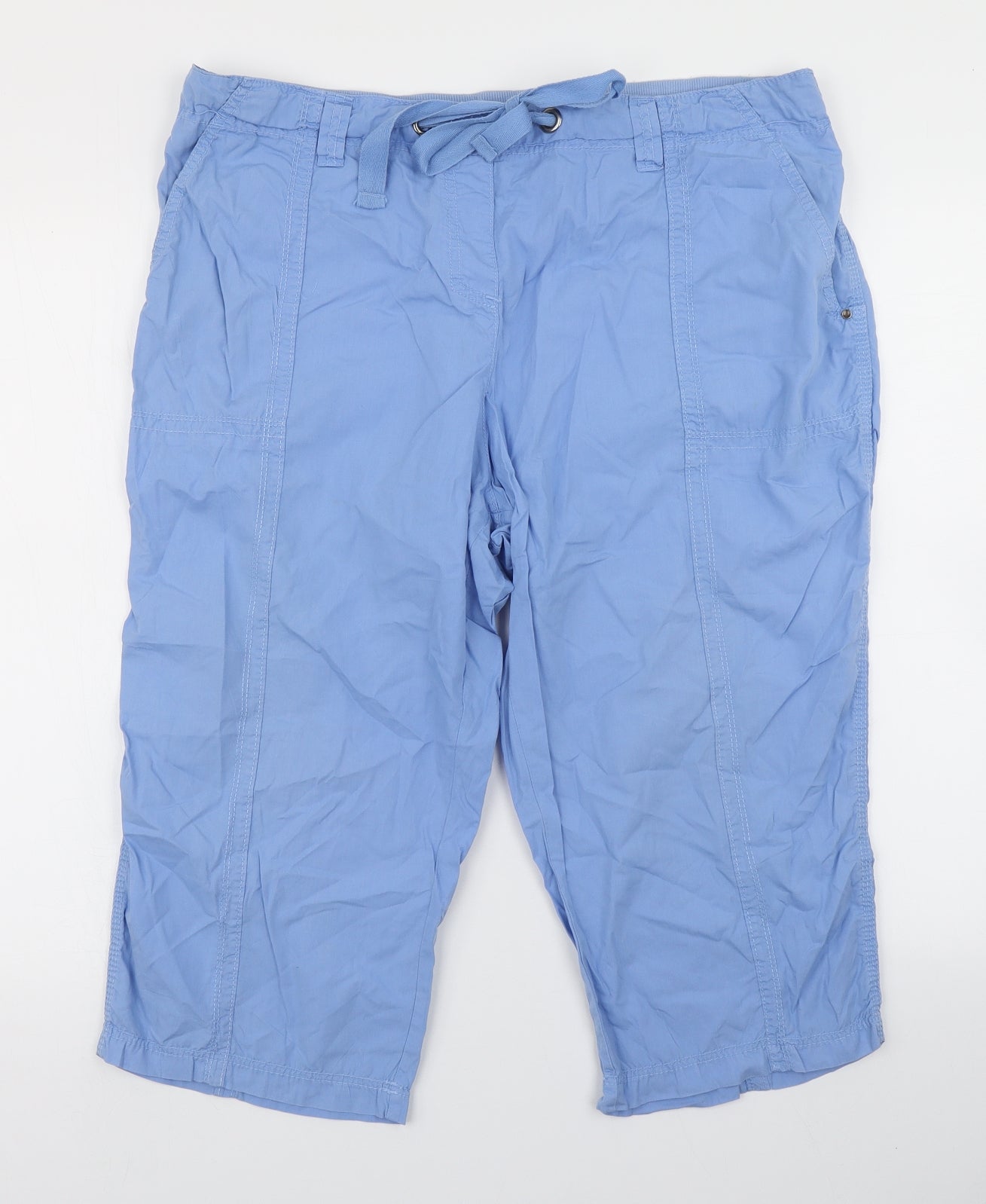 Bm Causal Womens Blue   Cargo Shorts Size 20
