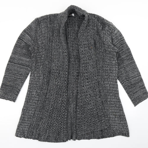 Insight Womens Grey  Knit Cardigan Jumper Size M
