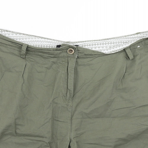 Atmosphere Womens Green   Chino Shorts Size 16