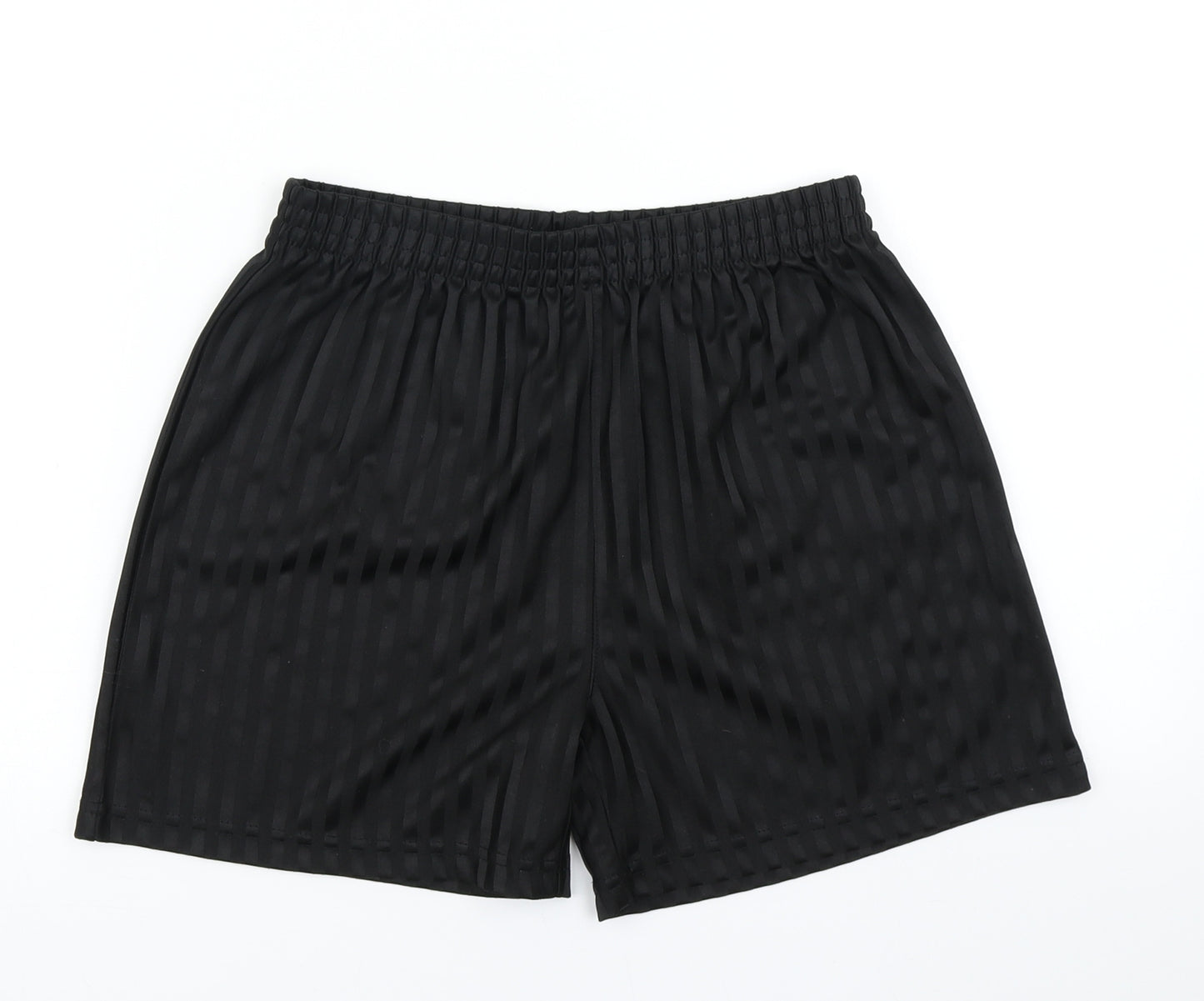 George Boys Black Striped  Sweat Shorts Size 11-12 Years