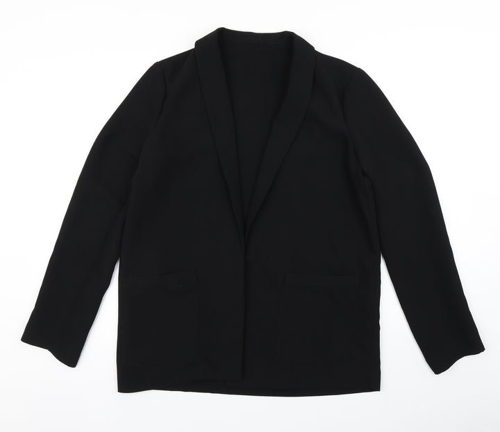 Warehouse Womens Black Jacket Blazer Size 10