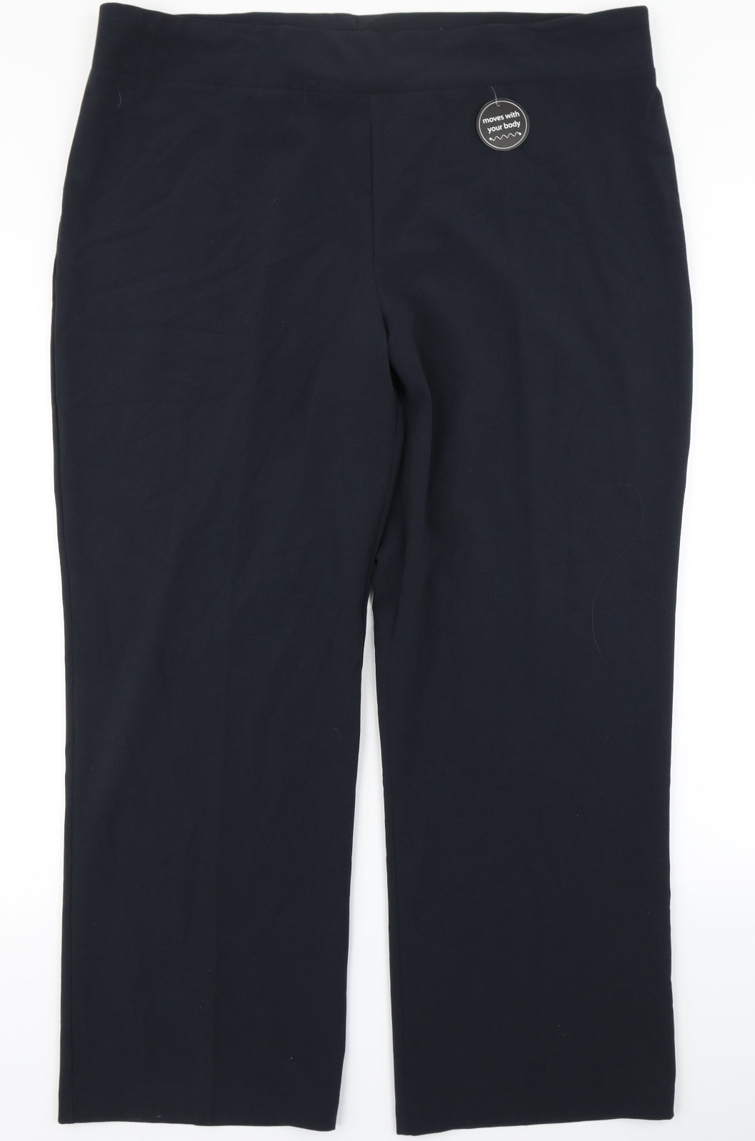 Simply Stockshop Womens Blue   Trousers  Size 22 L28 in