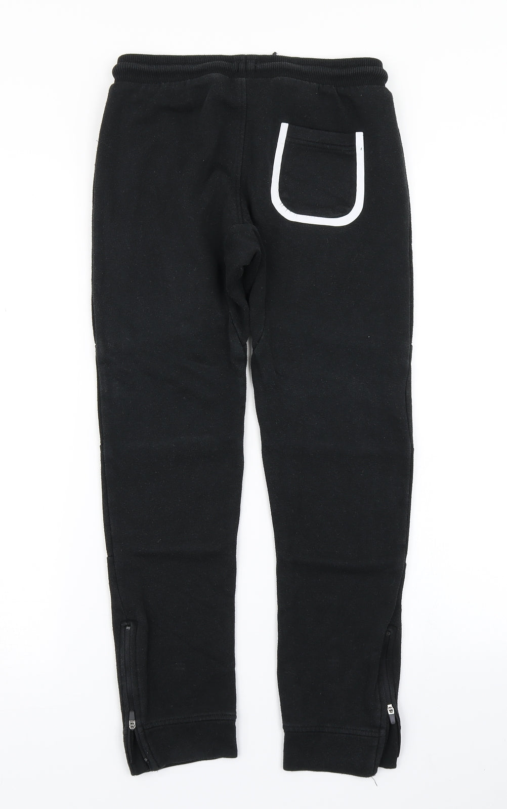Nutmeg Boys Black   Jogger Trousers Size 10-11 Years
