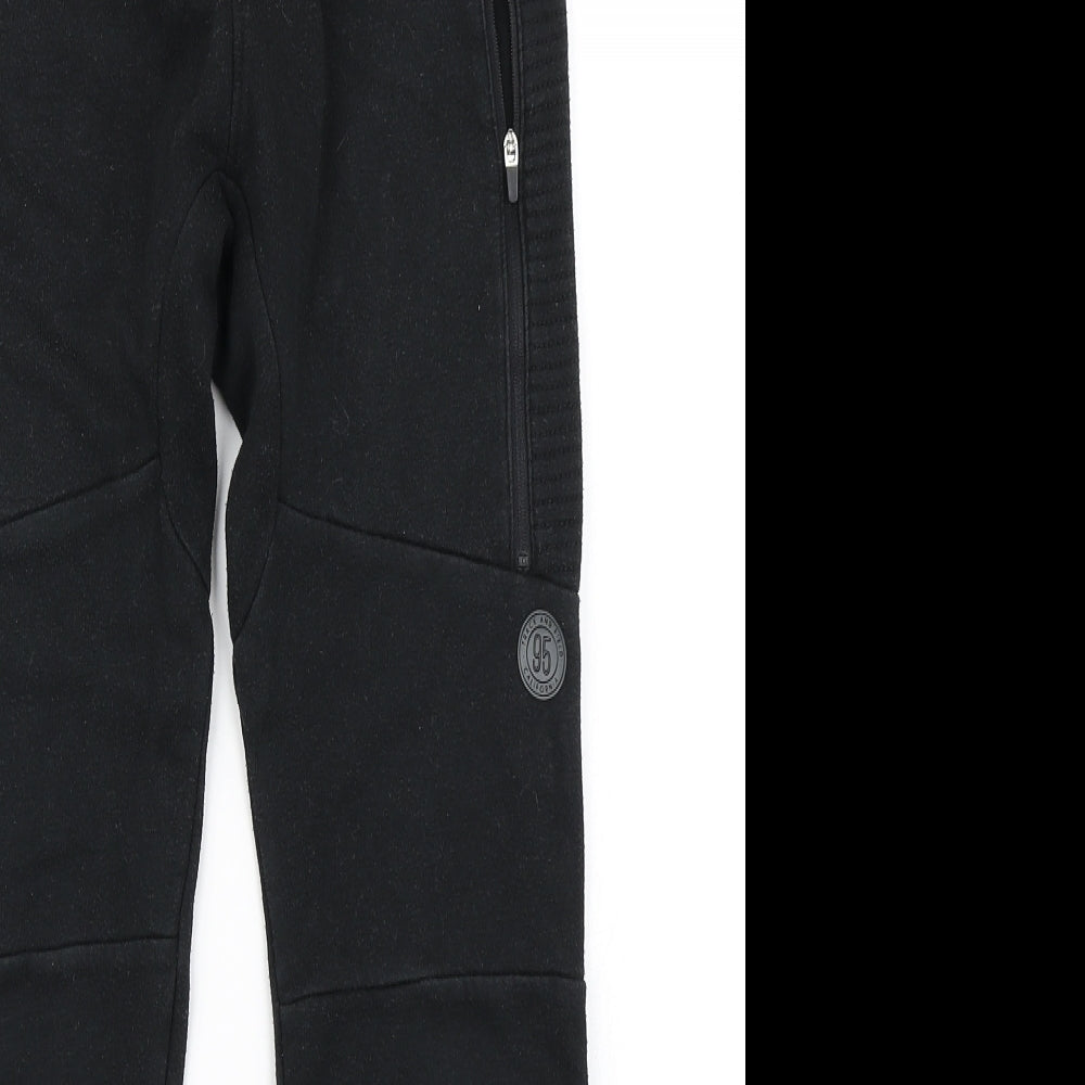 Nutmeg Boys Black   Jogger Trousers Size 10-11 Years