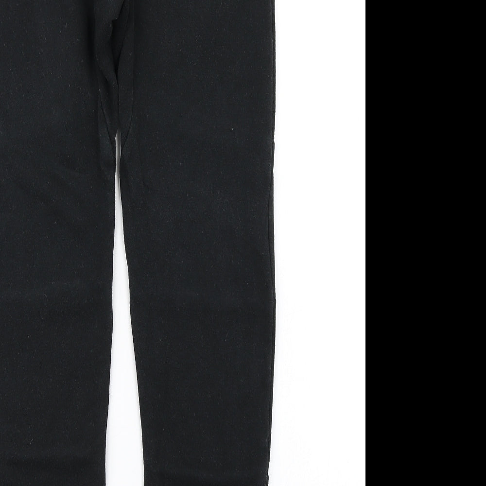 Nutmeg Boys Black   Jogger Trousers Size 10-11 Years