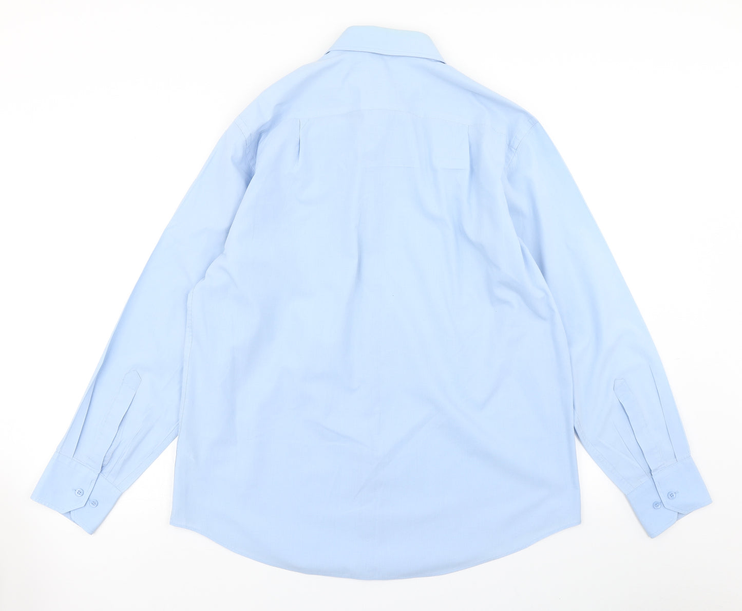 Jack Reid Mens Blue    Dress Shirt Size 16