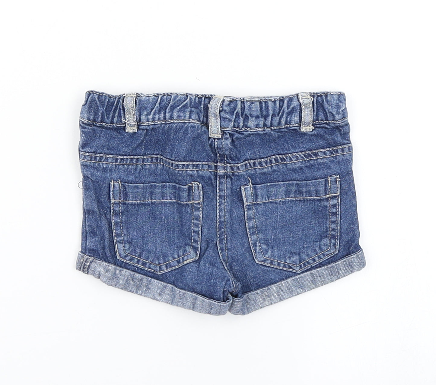 Young Dimension Girls Blue  Denim Cropped Jeans Size 9-12 Months