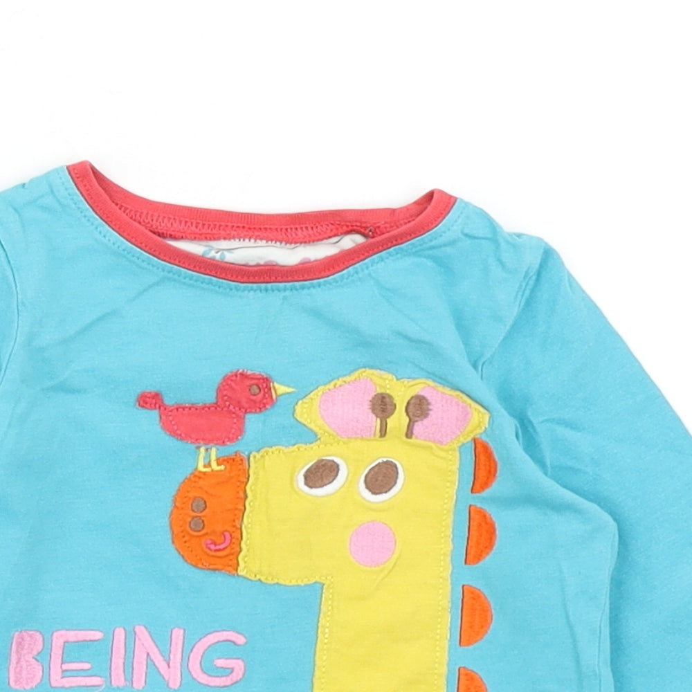 Mothercare Boys Blue   Basic T-Shirt Size 12-18 Months