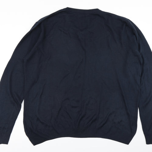 Capsule Mens Blue  Knit Pullover Jumper Size XL