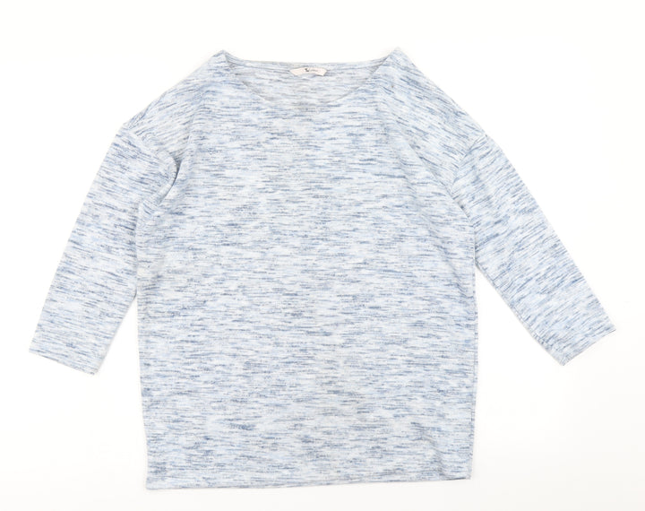 TU Womens Blue   Basic T-Shirt Size 8