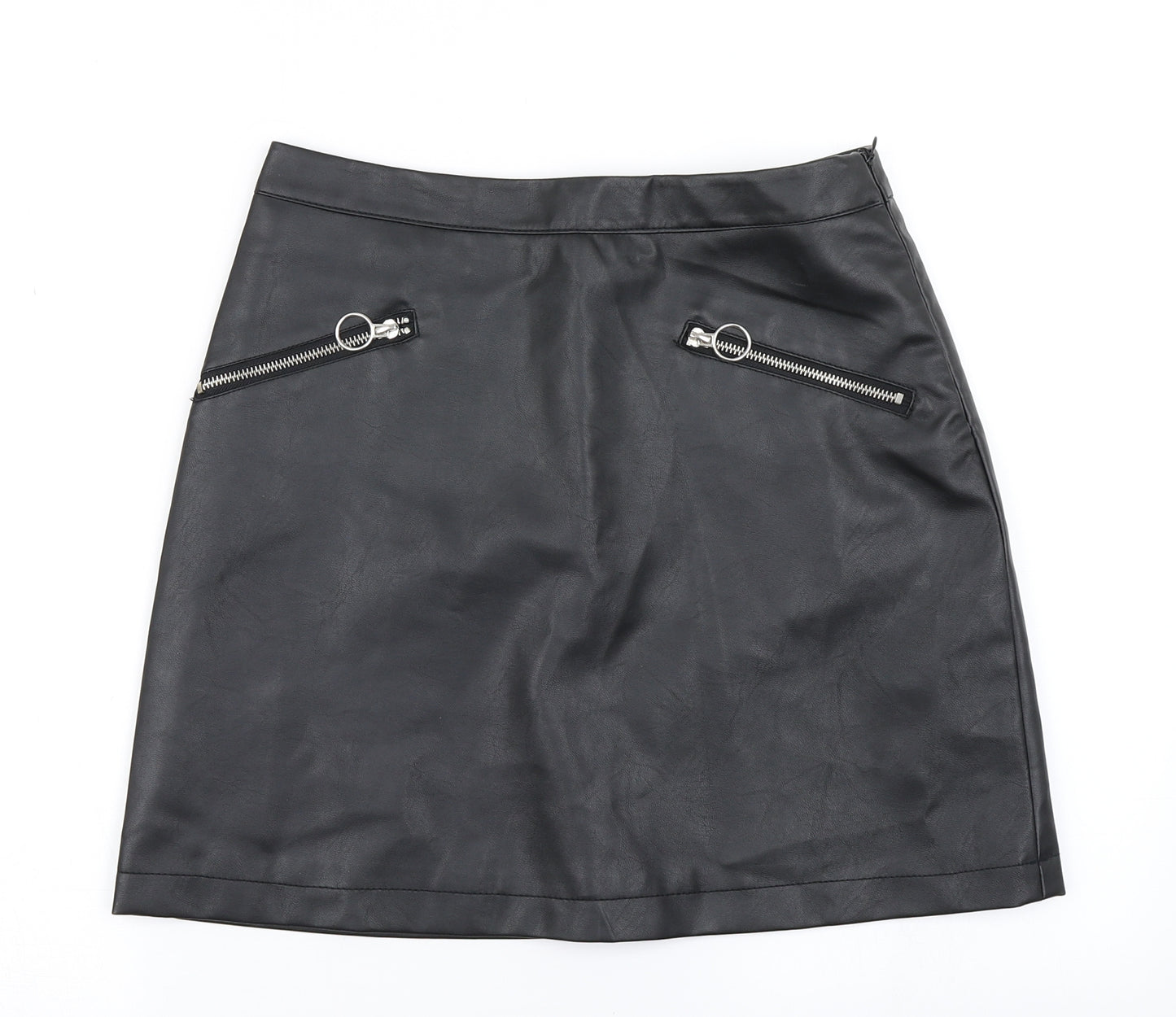 Primark Womens Black   A-Line Skirt Size 10