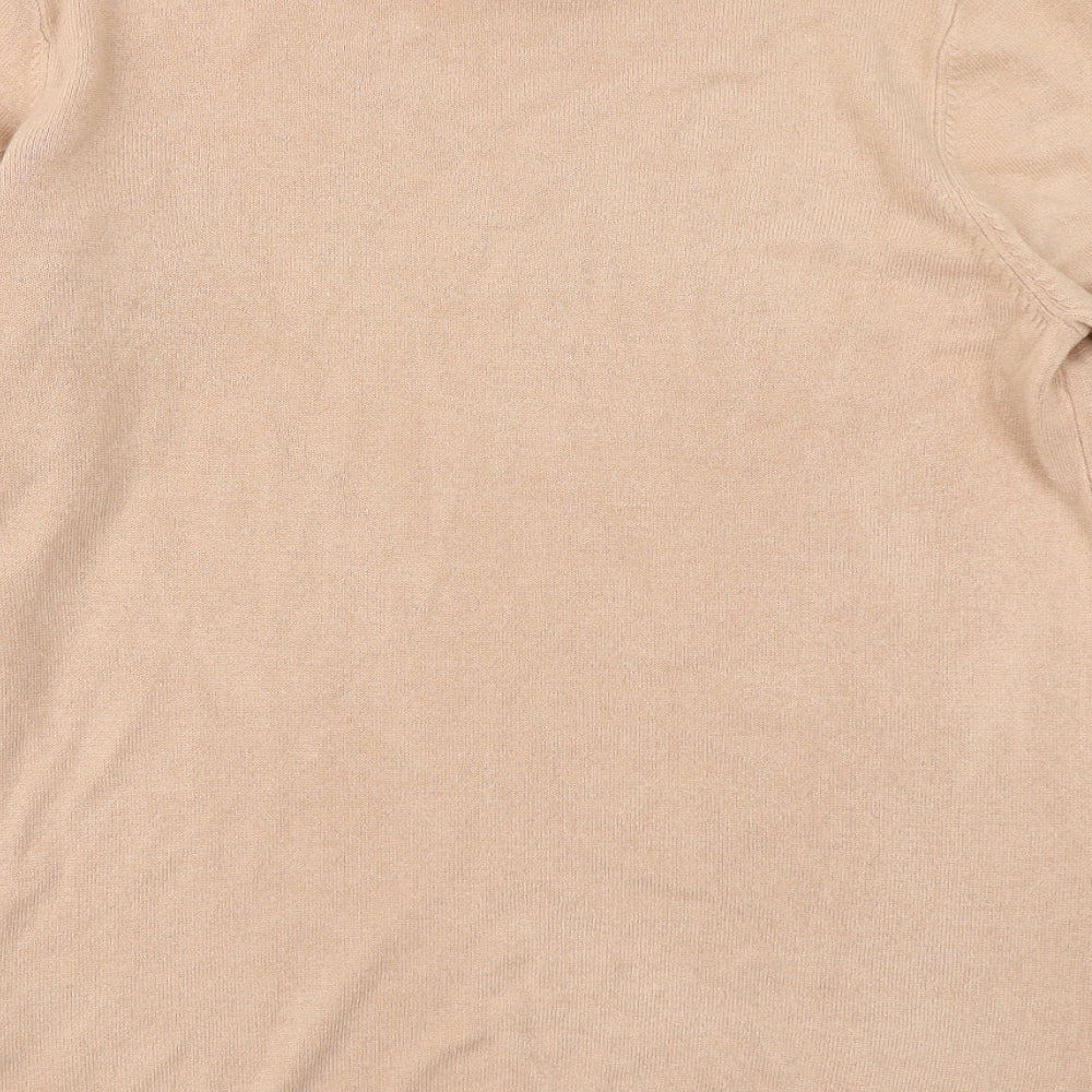 Classic Mens Pink  Knit Pullover Jumper
